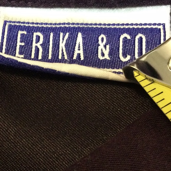 XL Erika & Co deep purple brushed button down top - Picture 14 of 14